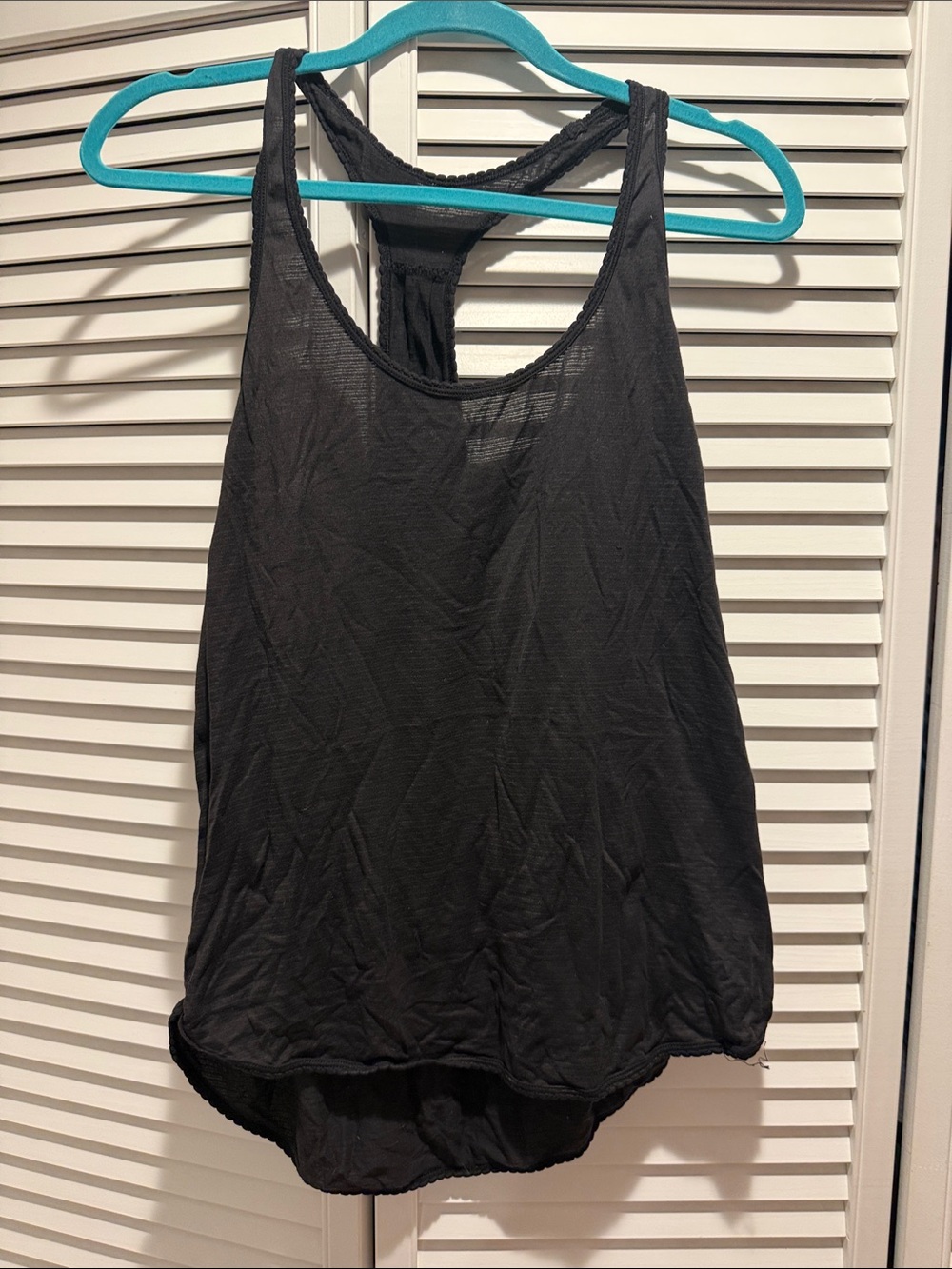 lululemon athletica Black Racerback Tank